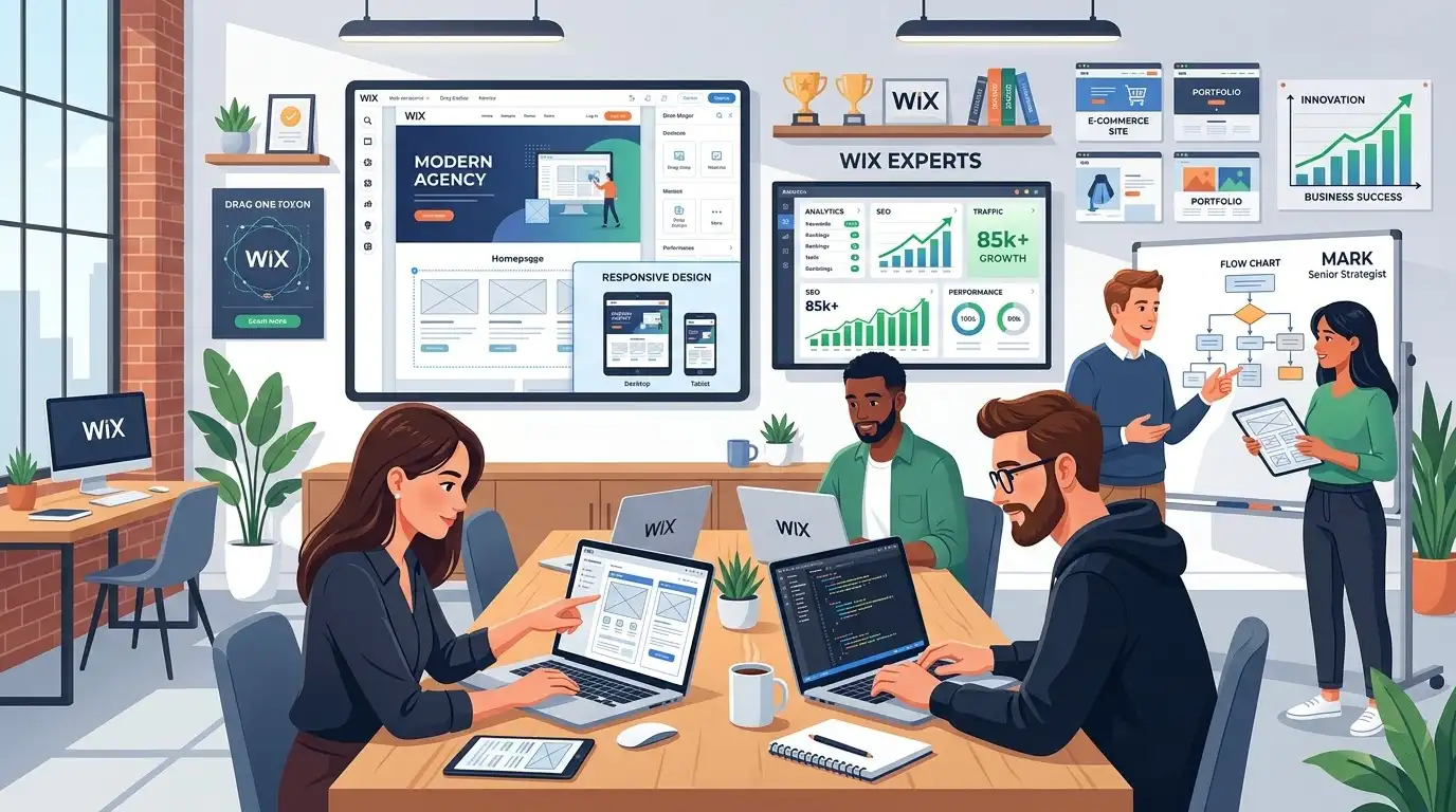 About Our Wix Web Design Expert Team