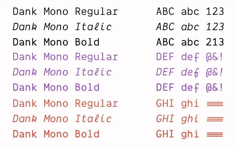 21 Best Coding Fonts for Developers in 2026 (Free & Paid Compared) 16 Dank Mono | Best Coding Fonts