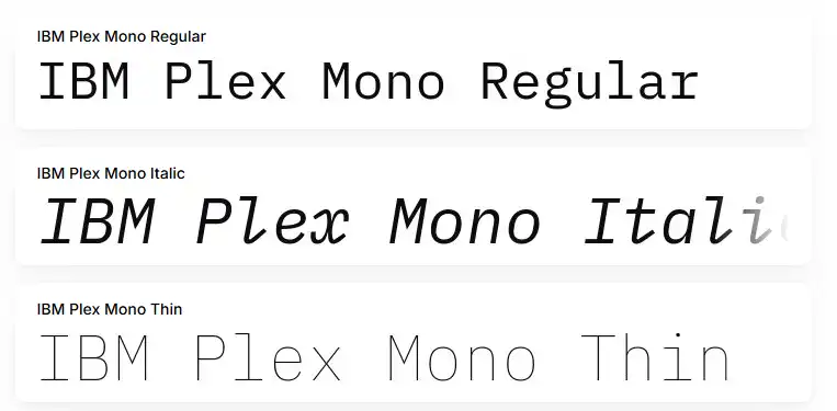 17 Best Coding Fonts for Developers in 2026 (Free & Paid Compared) 9 IBM Plex Mono | Best Coding Fonts