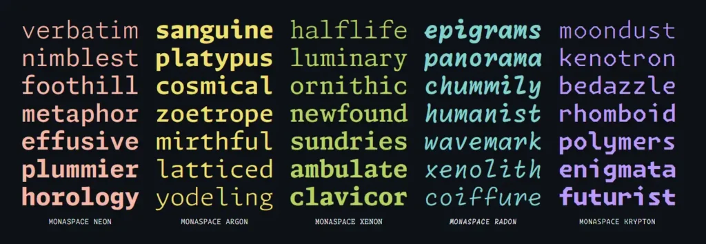17 Best Coding Fonts for Developers in 2026 (Free & Paid Compared) 8 Monaspace | Best Coding Fonts