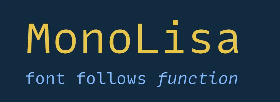 21 Best Coding Fonts for Developers in 2026 (Free & Paid Compared) 17 MonoLisa | Best Coding Fonts