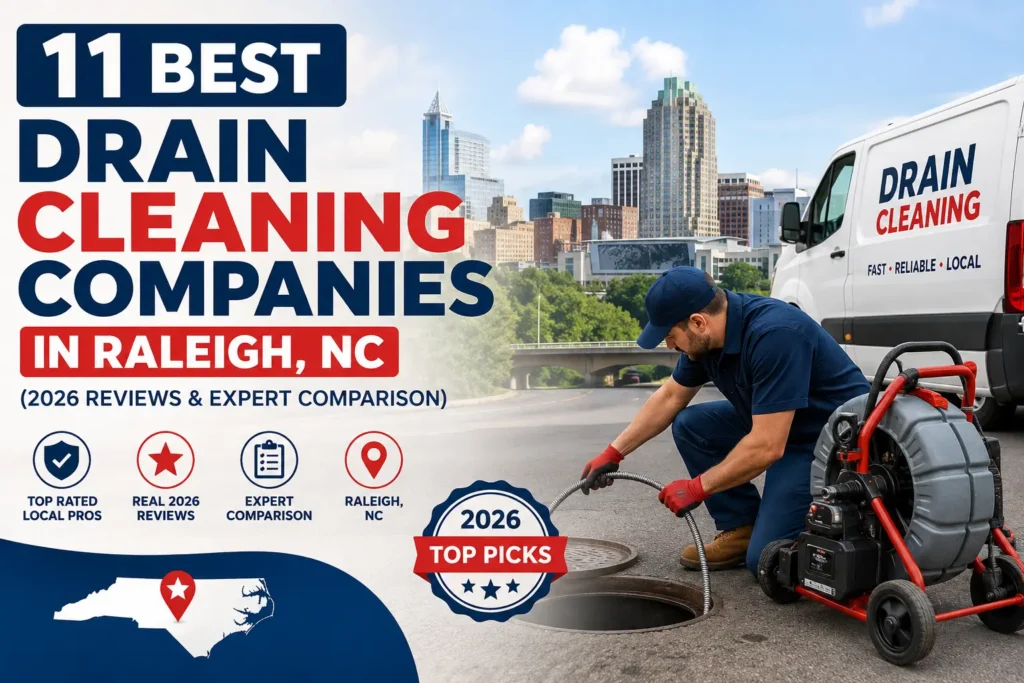 11 Best Drain Cleaning Companies in Raleigh, NC (2026 Reviews & Expert Comparison) 1 11 Best Drain Cleaning Companies in Raleigh, NC (2026 Reviews & Expert Comparison)