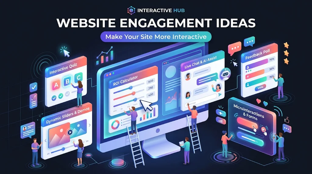 Website Engagement Ideas: 12 Ways to Make a Site More Interactive 1 Website Engagement Ideas: 12 Ways to Make a Site More Interactive